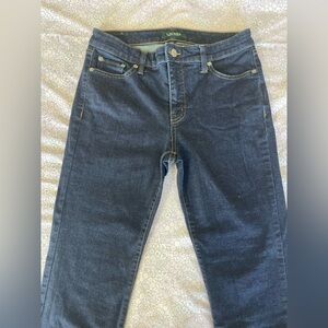 Ralph Lauren Straight-Leg Dark Blue Denim Jeans
